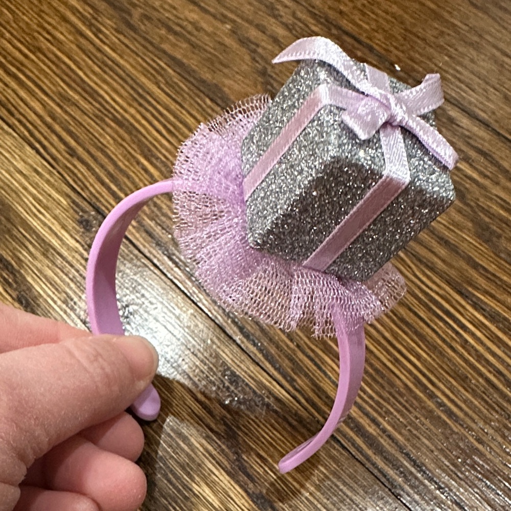 American Girl Happy Birthday Present Headband for Doll